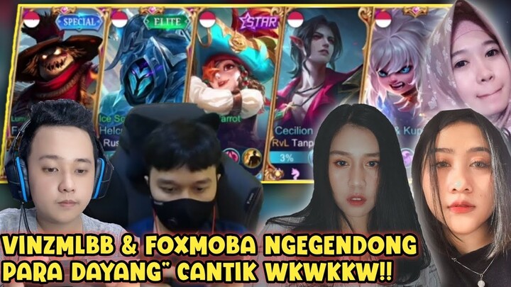 MAIN BERSAMA FOXMOBA , NGEGENDONG PARA BIDADARI DARI SURGA WKWK! - MOBILE LEGENDS