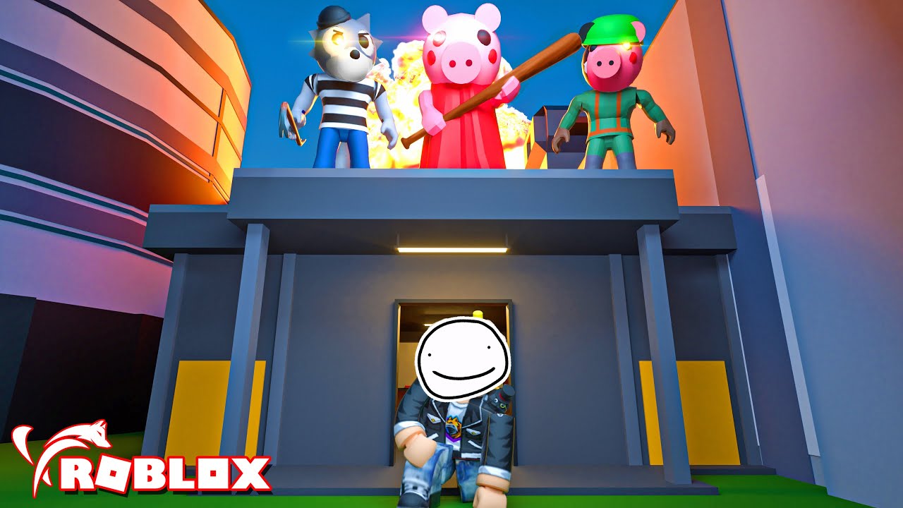 DREAM'S Minecraft Manhunt... BUT ITS ROBLOX PIGGY! - Bilibili