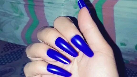 fake nails💙💙