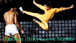 Game of Death 1978 : Hai Tien (Billy Lo) vs Mantis (Hakim/the 5th Floor Guardian)