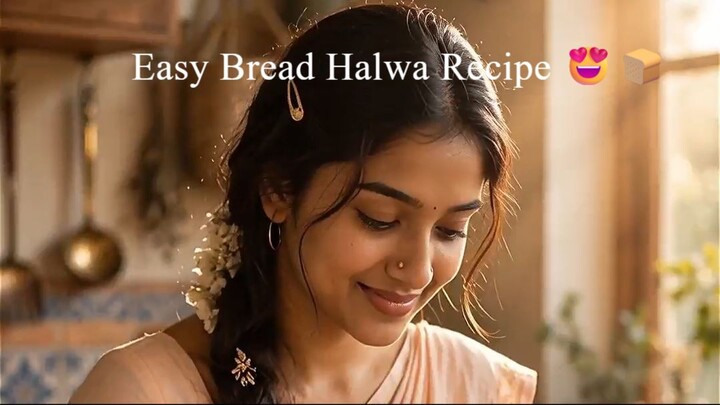 Easy Bread Halwa Recipe 😍🍞 | Quick & Delicious Indian Sweet
