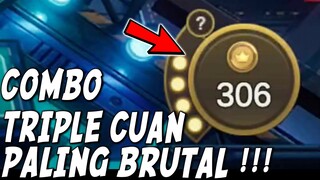 COMBO TRIPLE CUAN TERBRUTAL ! DUIT GUA SAMPE 306 GOLD ! 6 HERO JADI BINTANG 3 ! SAMPE PUSING GUA !