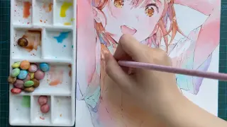 Hand Painting | How To Do Coloring With M&M