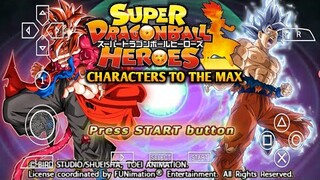 NEW Super Dragon Ball Heroes CHARACTERS TO THE MAX DBZ TTT MOD ISO With Permanent Menu!