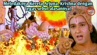 MELEDAKNYA KERETA ARJUNA USAI PERANG, KRISHNA DENGAN TEGAS SEBUT ALASANNYA!!