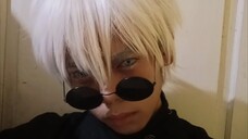 Cosplayer Gojo nya Cakep apalagi di Last Clip Punggung nya...