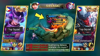 TOP SQUAD = INSANE SET SAVAGE!! - MLBB