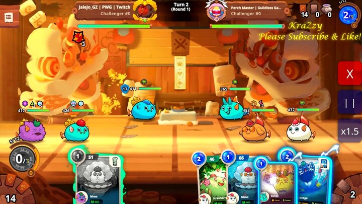 AXIE ORIGIN PERCH + STRAWBERRY TOP LB RARE ERA SEASON 7