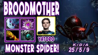 Yatoro Broodmother Hard Carry Highlights Gameplay with 25 KILLS | MONSTER SPIDER! | Dota 2 Expo TV