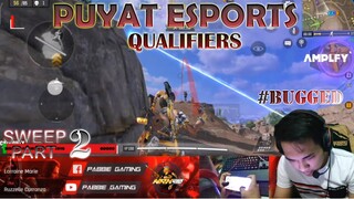 BUGGED AIM STILL UNSTOPPABLE | PUYAT ESPORTS QUALIFIERS | SWEEP PART 2 | NRX 420 | CODM | GARENA