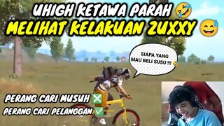 UHIGH KETAWA PARAH || MELIHAT KELAKUAN ZUXXY JUALAN SUSU