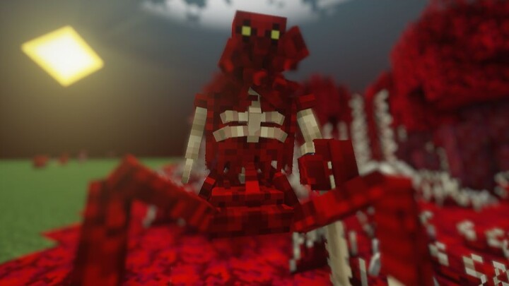 aku mencoba bertahan melawan parasite daging