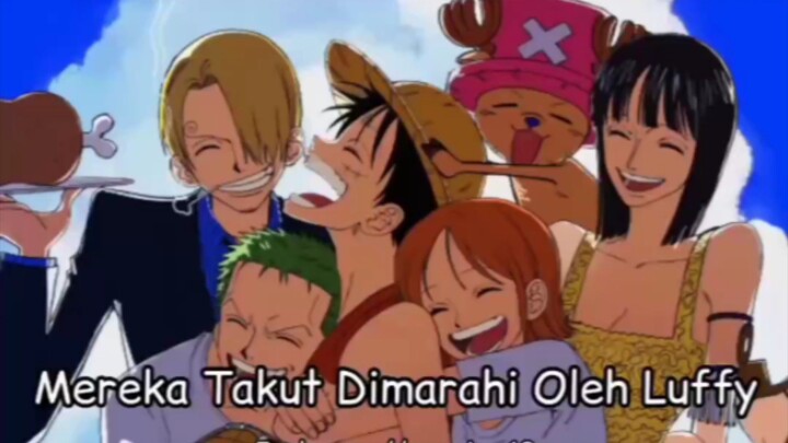 TERNYATA KRU MUGIWARA TAKUT DIMARAHI LUFFY 🤣