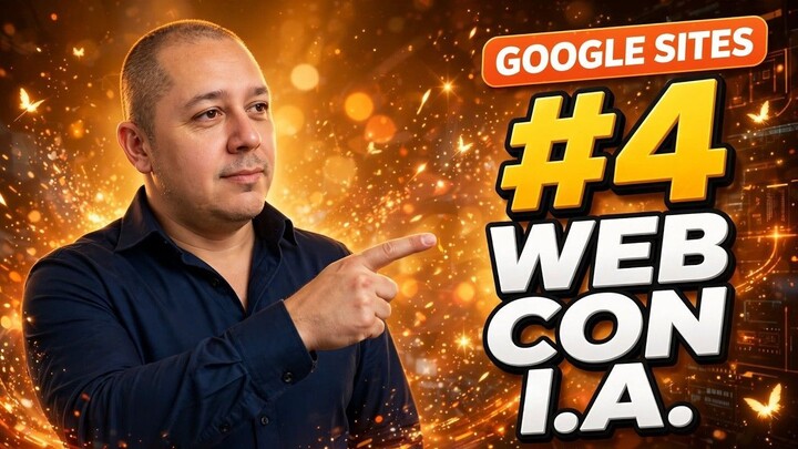 #4 Curso Gratis de Google Sites | Creando nuestra web con I.A. + formulario