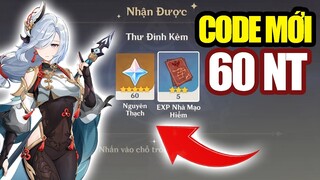 MÃ CODE MỚI - 60 NGUYÊN THẠCH - GỠ SHENHE NÈ AE - GENSHIN IMPACT