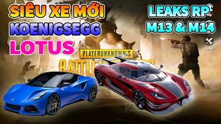 Thông Tin Chế Độ Mới, RP M13 & M14, Siêu Xe Mới Koenigsegg One | PUBG Mobile 2.1 - Ocgynn.