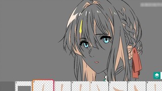 I painted Violet's Itache paint job in Horizon 4! [Violet Evergarden][Horizon 4] Paint Painting