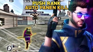 Push Rank Maen Free Fire Auto Panen KILL - Lonely Gameplay