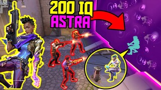 THE POWER OF ASTRA - Best Tricks & 200 IQ Outplays - VALORANT