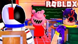 TRAPPED IN PIGGY'S SCHOOLHOUSE!! - ROBLOX PIGGY