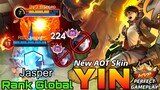 Eren Yin New Attack on Titan Skin Gameplay - Top Global Yin by Jasper - Mobile Legends