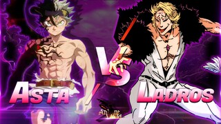 Asta Vs. Ladros | Black Clover | Full Fight Highlights