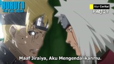 BORUTO TIME TRAVEL - BORUTO OROCHIMARU MELIHAT PERANG JIRAIYA VS PAIN RINNEGAN MURIDNYA SENDIRI