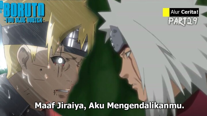 BORUTO TIME TRAVEL - BORUTO OROCHIMARU MELIHAT PERANG JIRAIYA VS PAIN RINNEGAN MURIDNYA SENDIRI