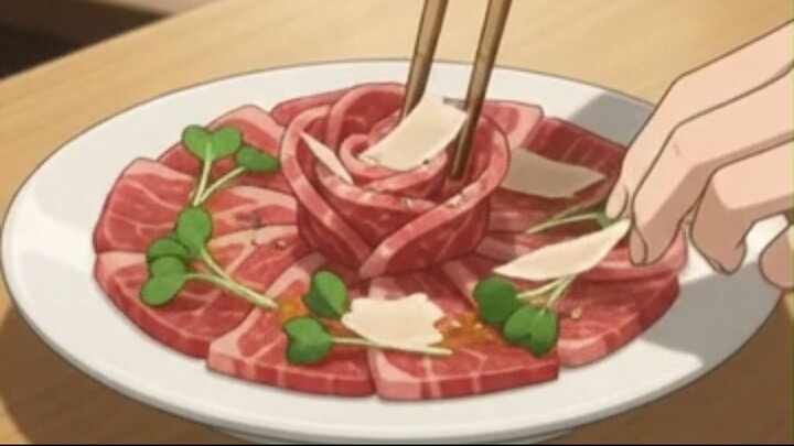 牛肉カルパッチョローズ ｜美しい薔薇仕立て｜料理ASMR