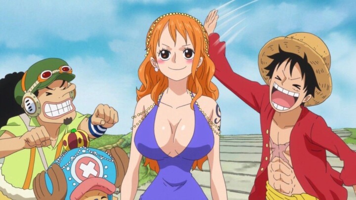 Cuman Luffy yang berani lakuin ini ke nami😱☠️