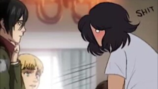 "Aku memakainya di depan Armin dan yang lainnya."