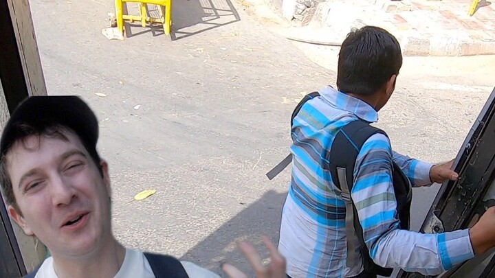 Complaining about all kinds of transportation in India, you have to run to get on the bus and the do