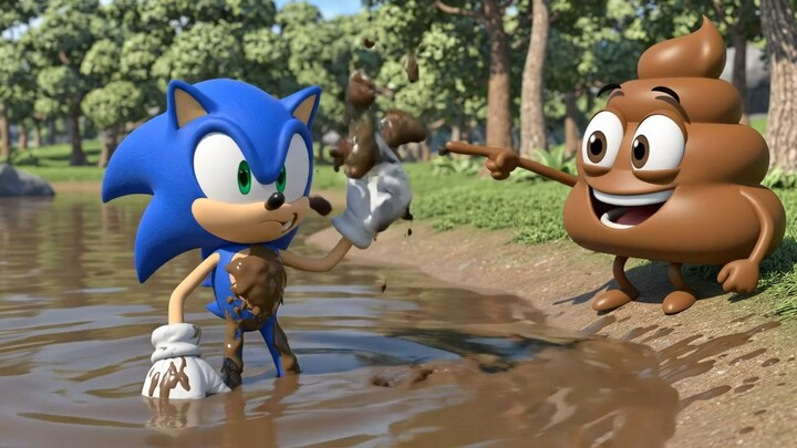 action poo vs sonic