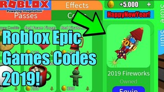 Roblox Epic Games Codes 2019!