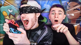 Beating This Pokemon Gym BLINDFOLDED!!