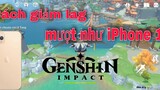 Cách giảm lag mượt như iPhone trong game Genshin impact || Game Mobile Official ||