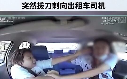 Horrific: Woman Suddenly Attacks Driver on Highway, Repeatedly Stabbing Him in the Neck