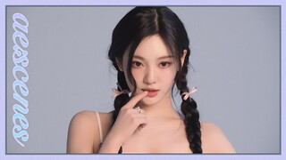 【aespa】[ae:scenes] 🎀双马尾 Let's go🎀 | aespa NINGNING FILA Behind