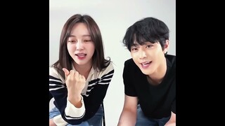 Shin Ha-Ri (Kim Se-jeong) & Kang Tae Moo (Ahn Hyo-Seop) singing together | Ost Bussines Proposal.