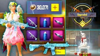 M416 Glacier Full Maxout 30,000 BC Spend || Pubg Mobile Lite New M416 Glacier Crate Opening  ||