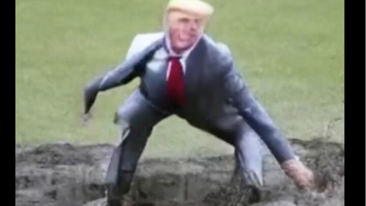 【สร้างด้วย AI】ทรัมป์เล่นโคลน สนุกเหมือนเด็กน้อย