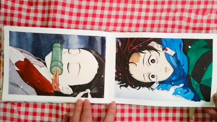 [Demon Slayer] [Watercolor] The touching moments in Demon Slayer