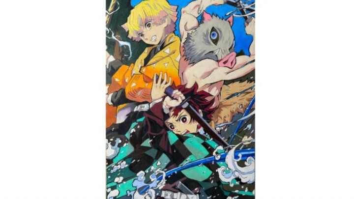Drawing Demon Slayer: Focus on One Point to Reach Perfection!