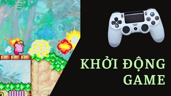 Kirby & The Amazing Mirror #1: Kirby hoá thành dạng lửa đốt trụi cả khu rừng.