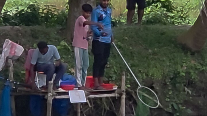 Big Rohu Fish Hunting