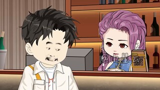 Episode pertama "Qingluo Qingluo": Si cantik sekolah mengantarkan teh susu di depan umum#爱#二元#神 anim
