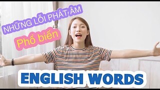 TOP 10 từ Tiếng Anh hay phát âm sai nhất - ôn thi cấp 3 và THPT QG | Khánh Vy Official