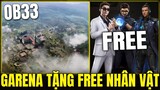 Free Fire - Hé Lộ Garena Tặng FREE Toàn Bộ Nhân Vật Có SKYLER Và ALOK, OB33 Đảo Quân Sự Max Cực Đẹp