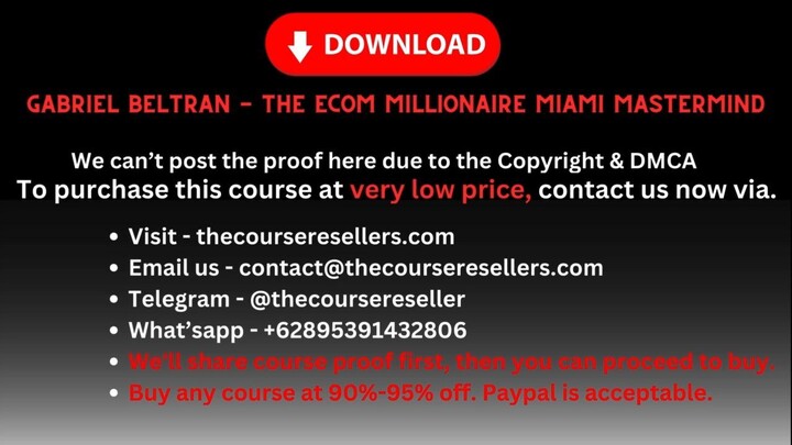 Gabriel Beltran - The Ecom Millionaire Miami Mastermind