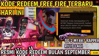 BONGKAR‼6 KODE REDEEM FREE FIRE TERBARU HARI INI BULAN SEPTEMBER 2021